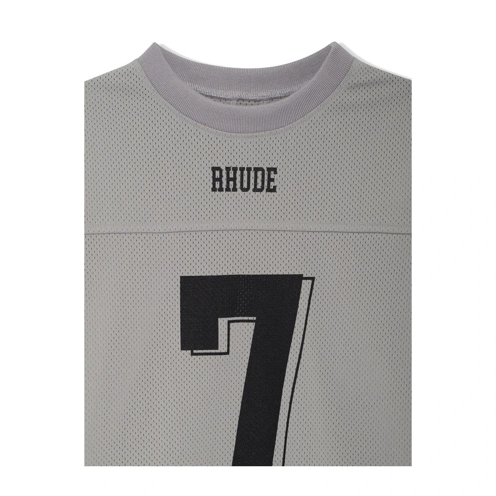 Rhude Lightning Football Jersey Grey / Silver