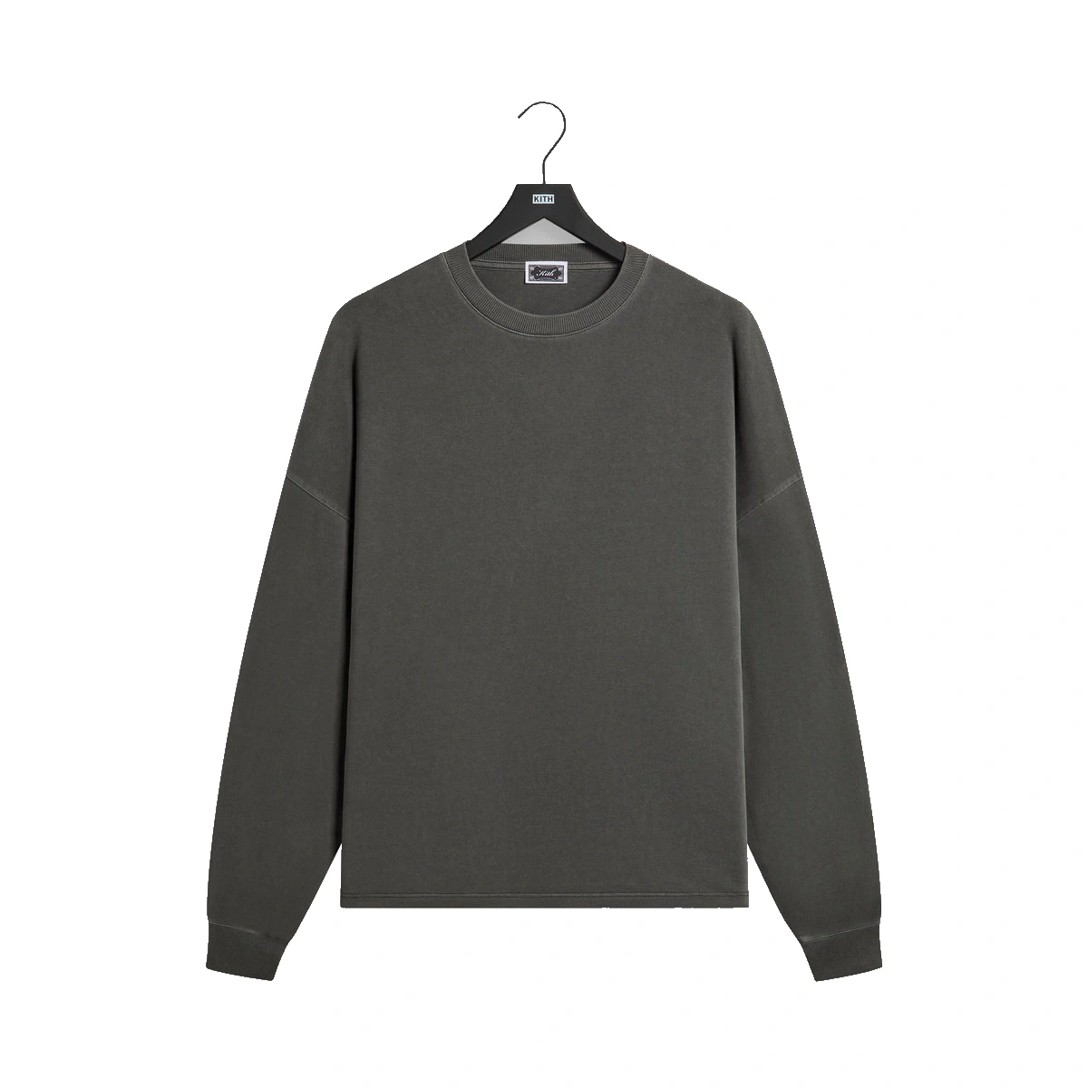 Kith Long Sleeve Lawson Tee Dark Ash