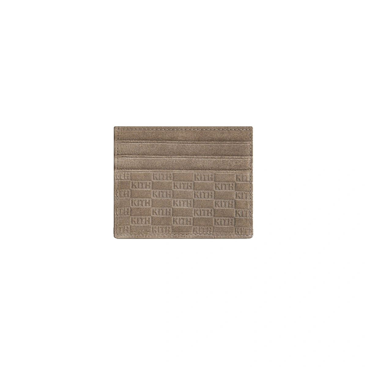 Kith Monogram Suede Cardholder Java