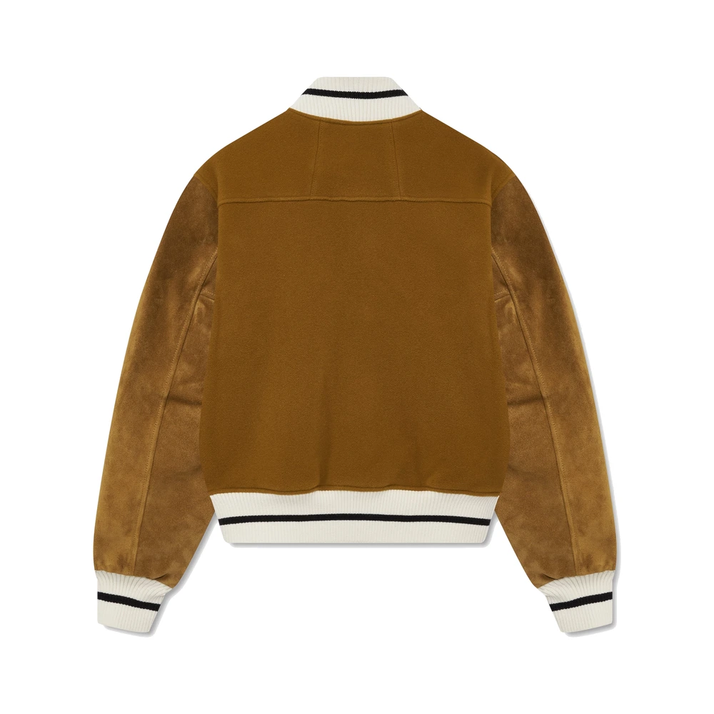 Rhude Formal Varsity Jacket Mustard / White
