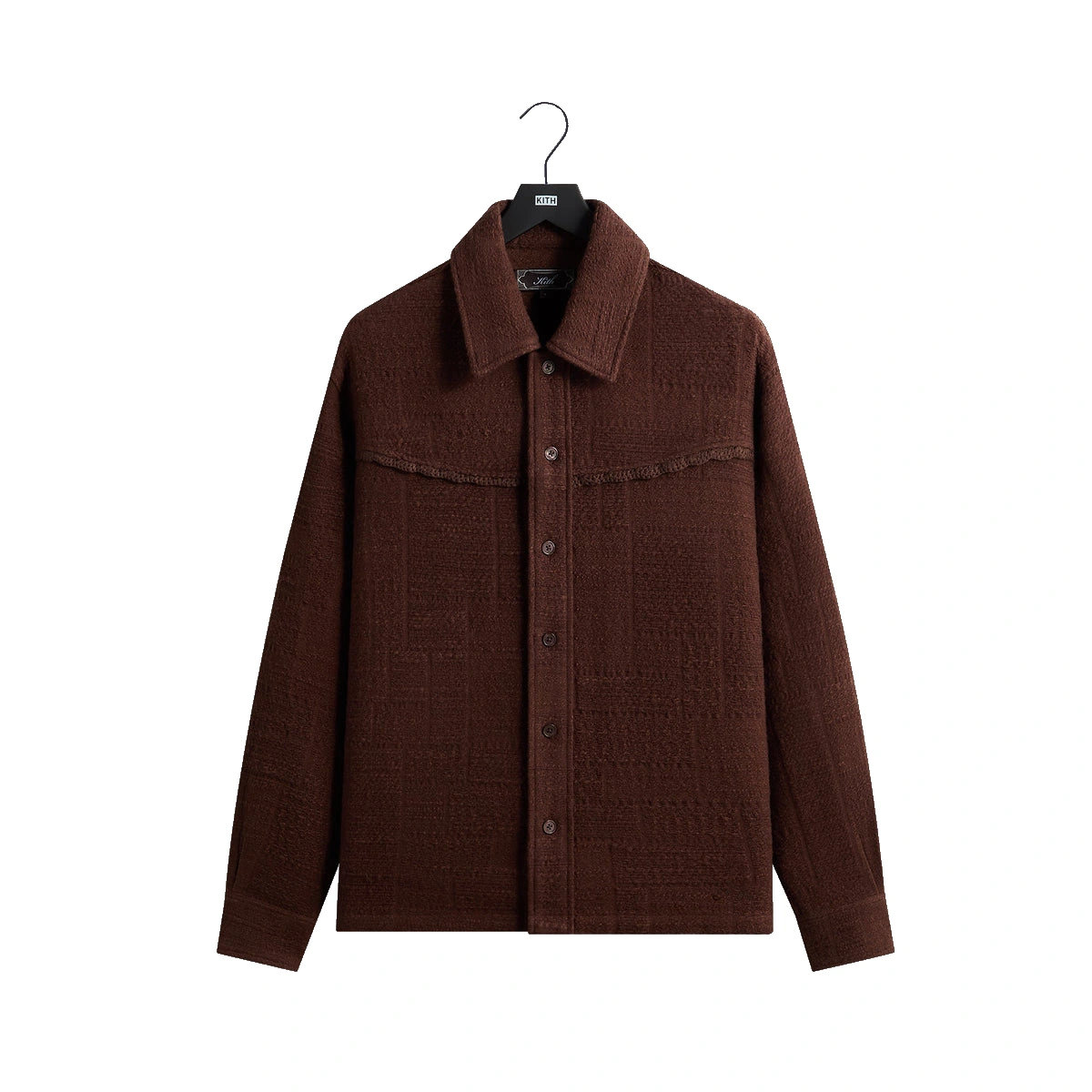 Kith Patchwork Tweed Johnson Shirt Saddle