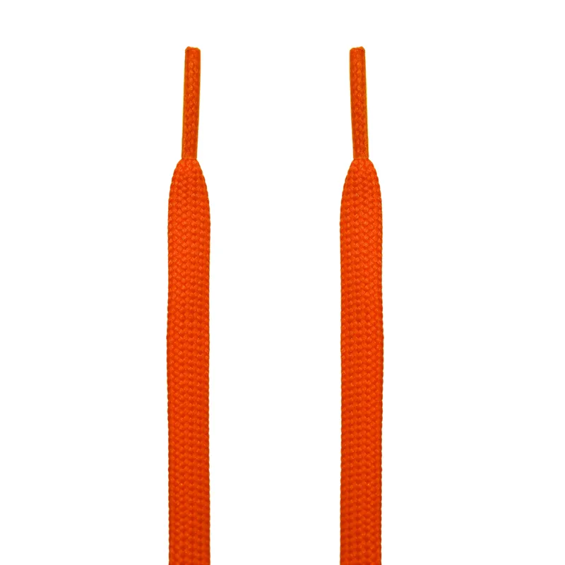 Kulture Klash Neon Orange Dunk Flat Shoelaces