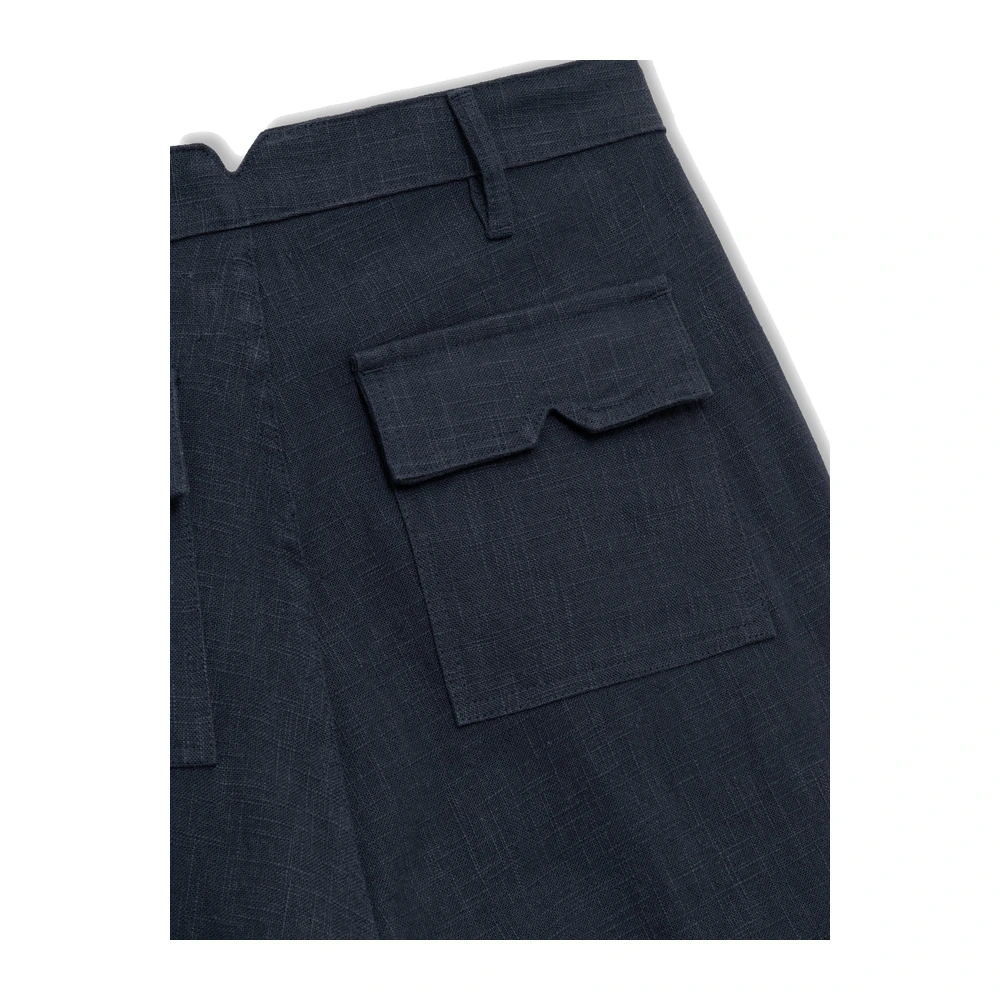 Rhude Linen Parachute Pant Navy