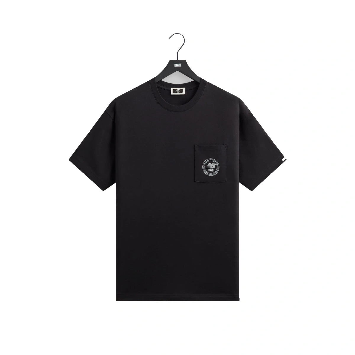 Kith & New Balance Crest Pocket Tee Black