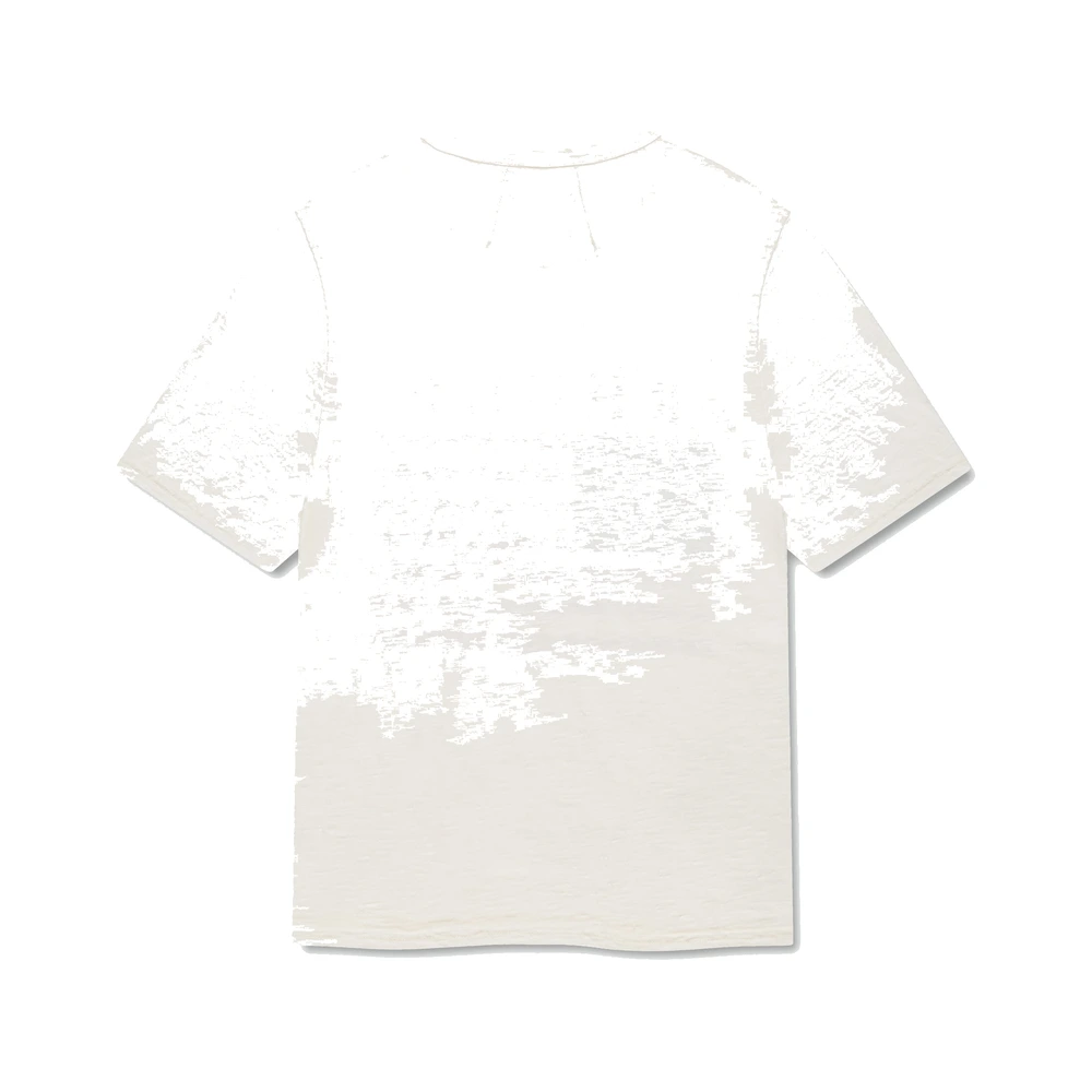 Rhude Usa Flag Slub Tee Vintage White
