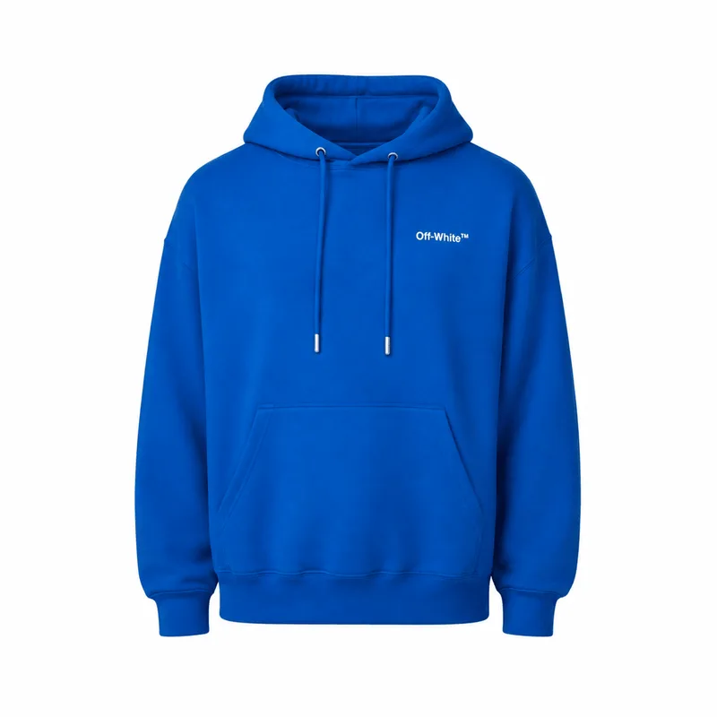 Off-white Costco Exclusive Mens Pullover Hoodie Blue