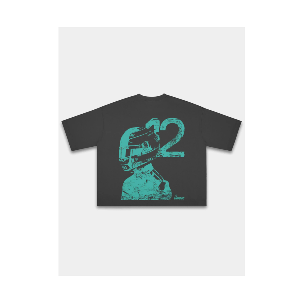 Monaco Social Club Racer No. 12 Tee Black