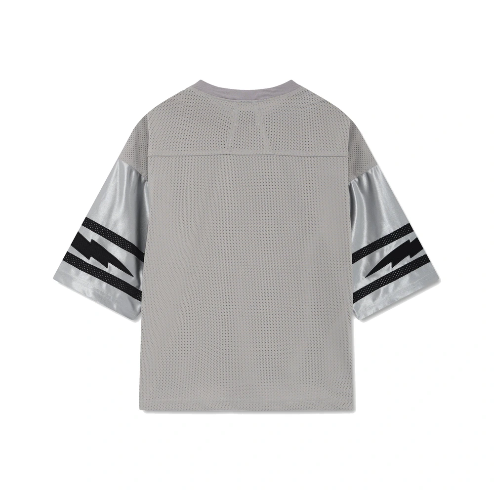 Rhude Lightning Football Jersey Grey / Silver