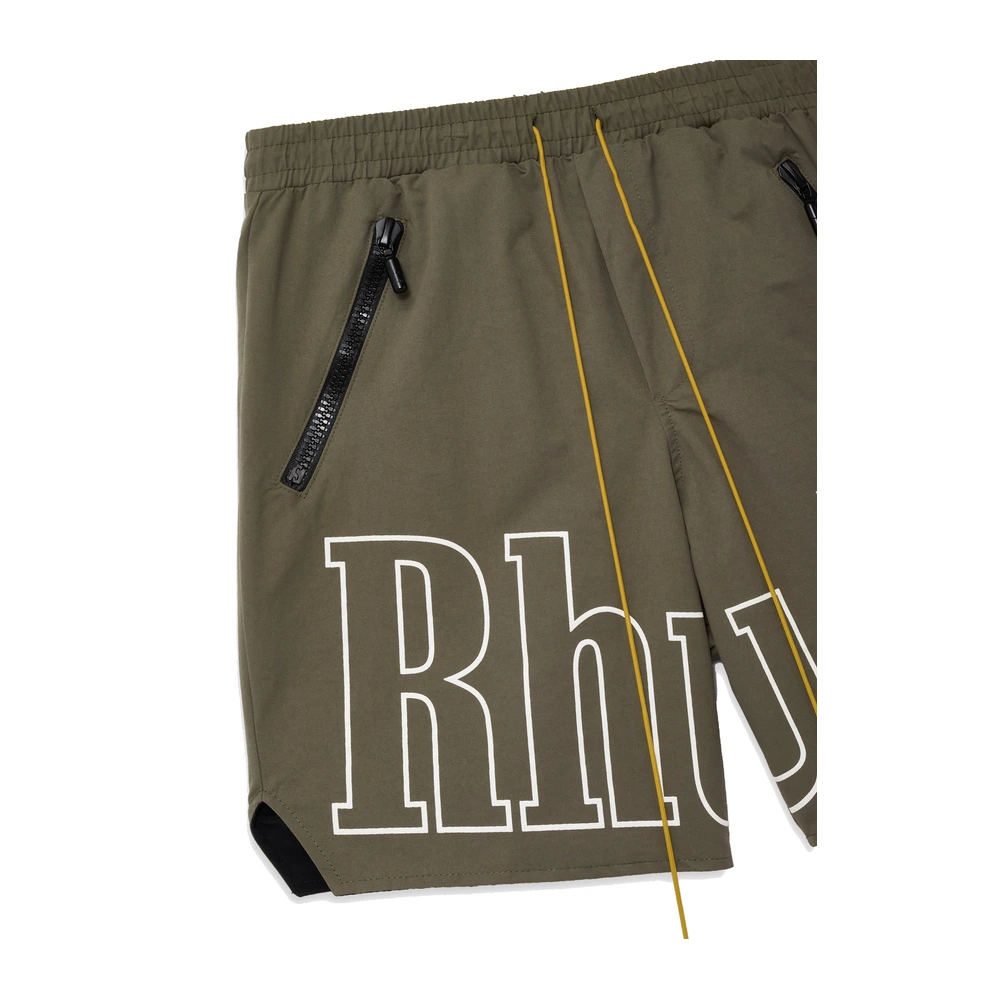 Rhude Rh Logo Shorts Taupe