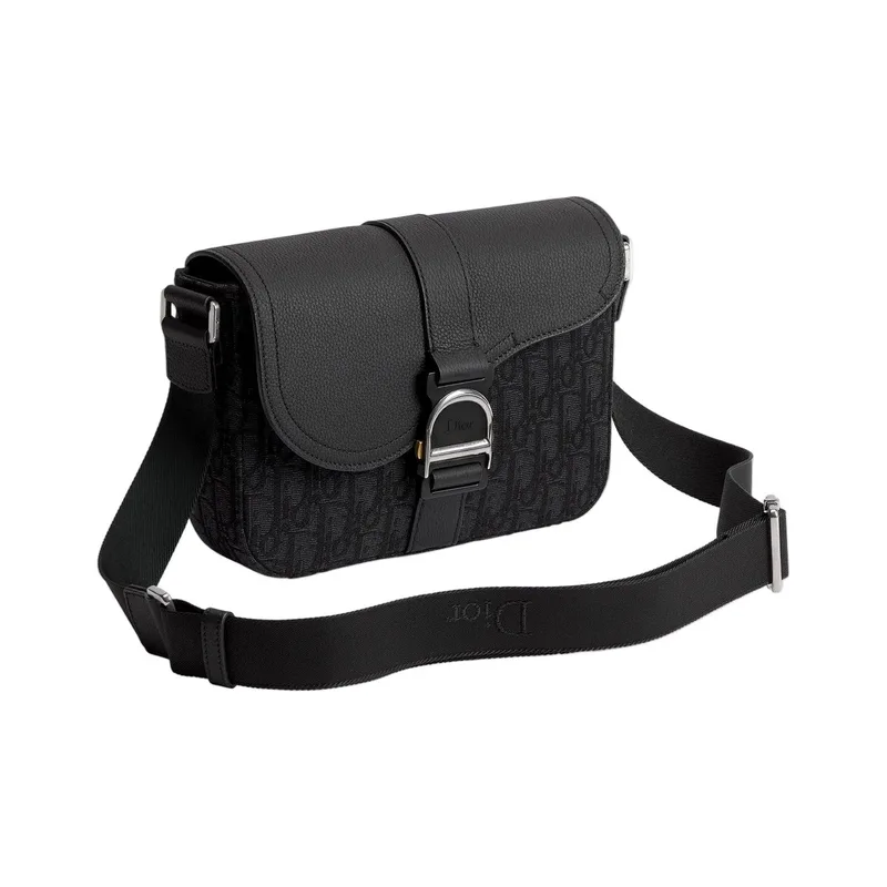 Dior Saddle Heritage Messenger Bag with Flap