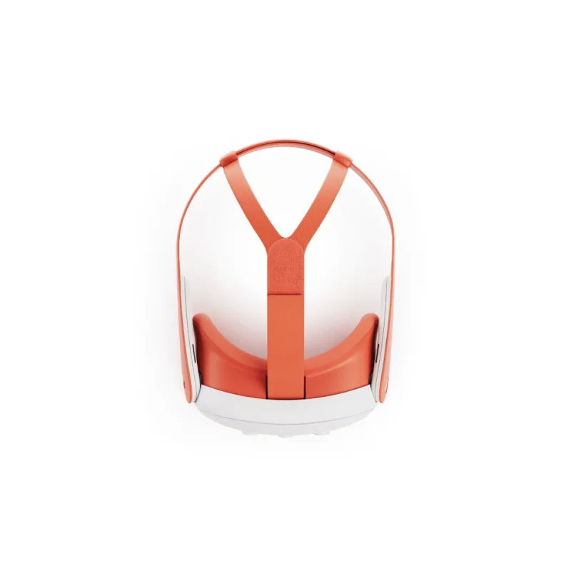 Meta Quest 3 Facial Interface and Head Strap Blood Orange