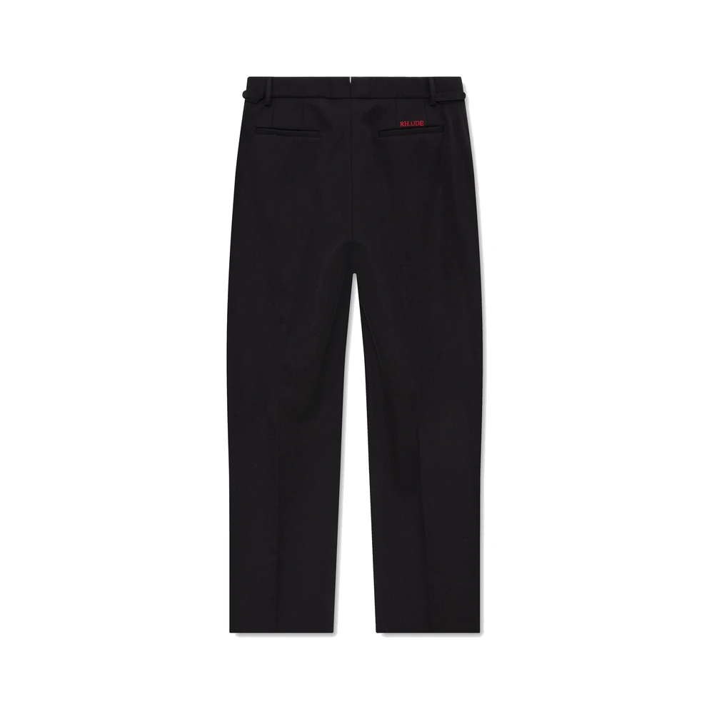 Rhude Provence Tailored Straight Leg Pants Black / Red