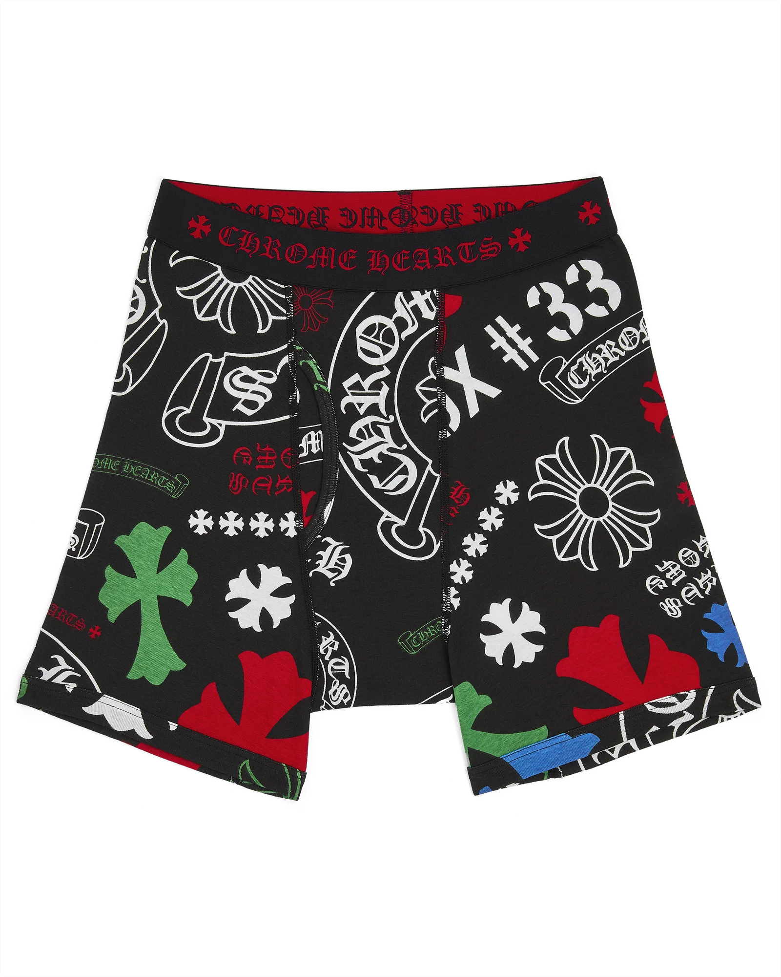 Chrome Hearts Classic Rib Boxer Brief Multi Black Stencil