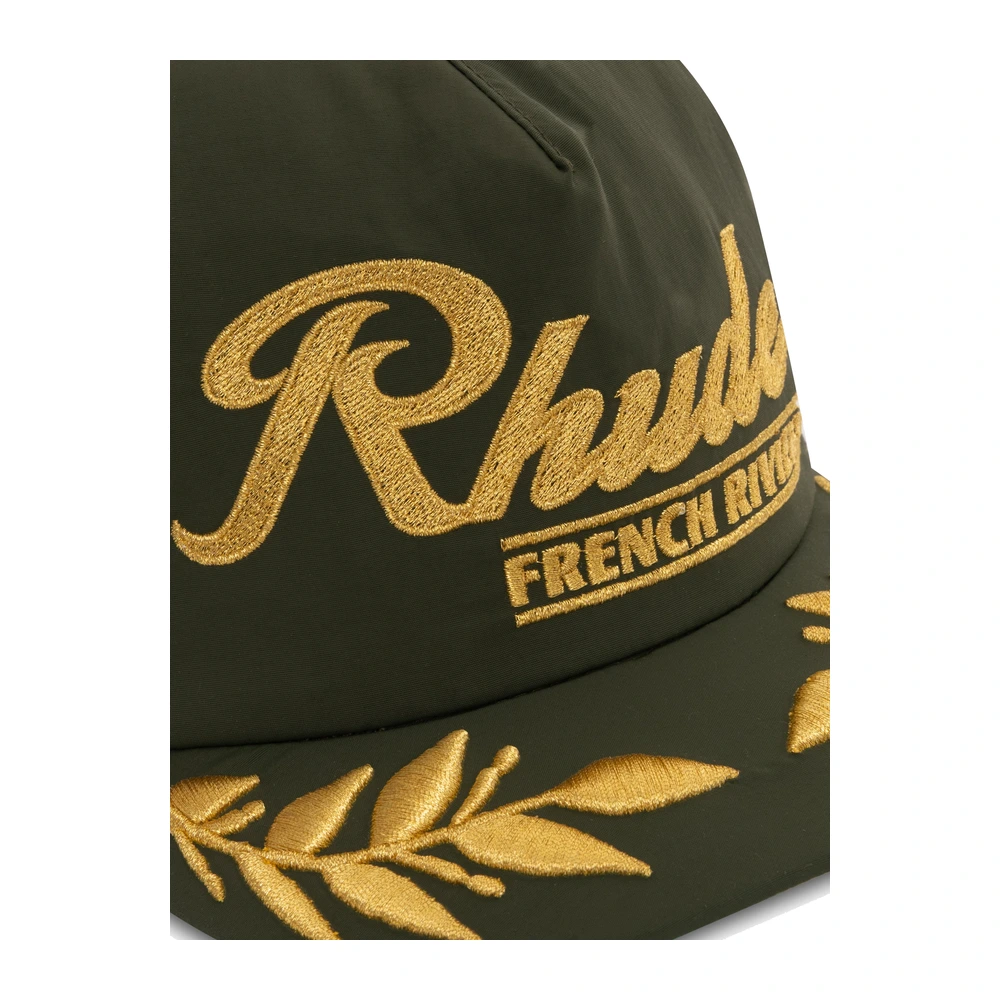Rhude French Riviera Hat Green / Gold