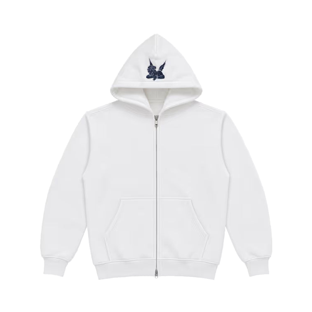 Saint Heavyweight Brushed Zip-Up Blue Halo