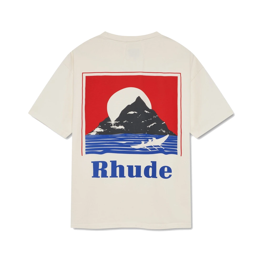 Rhude Moonlight Regatta Tee Vintage White / Black