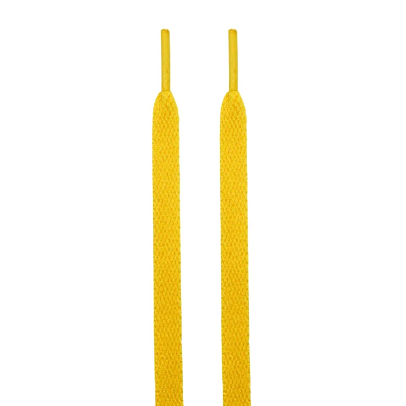 Kulture Klash University Gold Jordan Flat Shoelaces