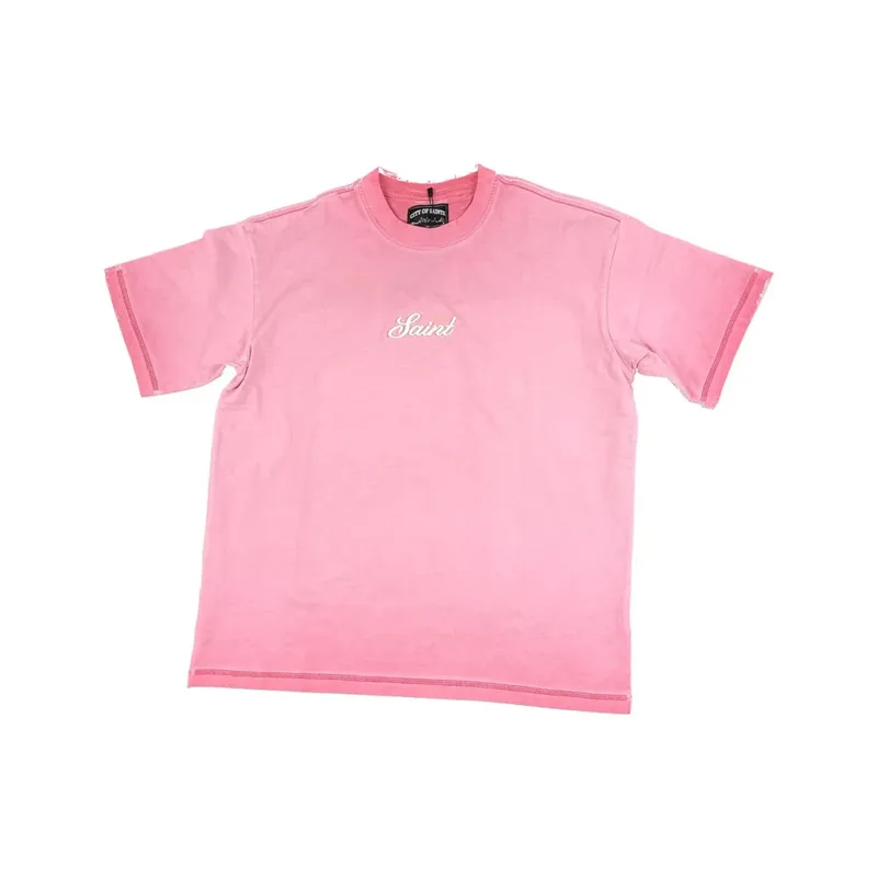 Saint Washed T-Shirt Pink Haze