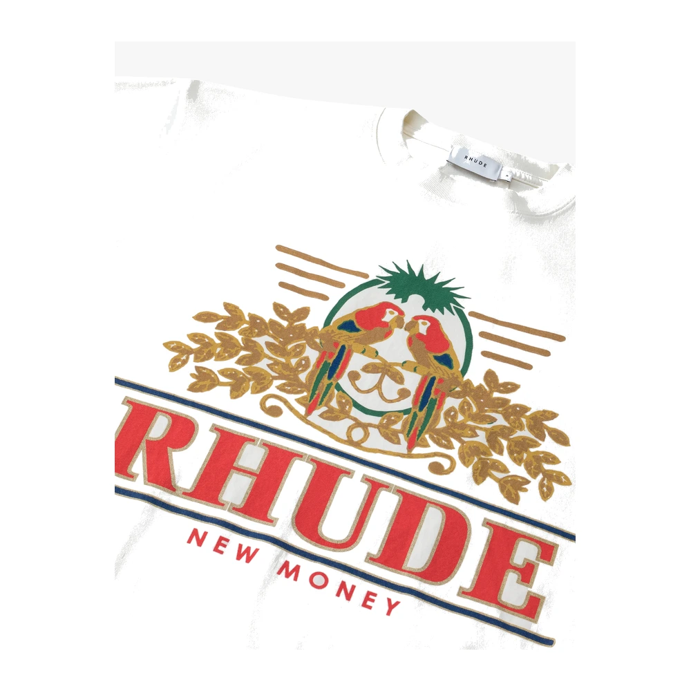 Rhude Parakeet Tee Vintage White