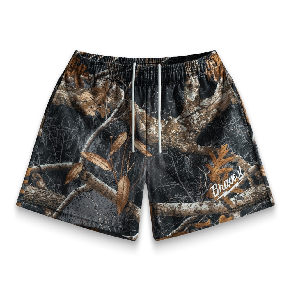 Bravest Studios Realtree Shorts Black