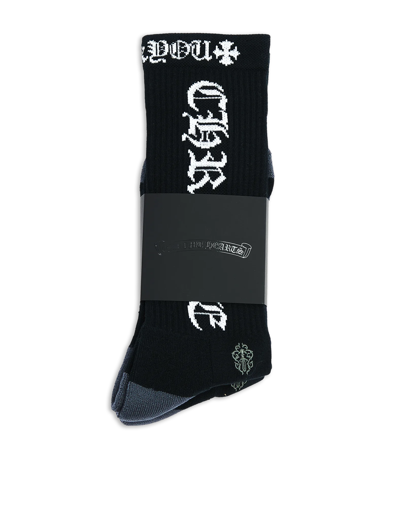 Chrome Hearts CH Logo Socks Black