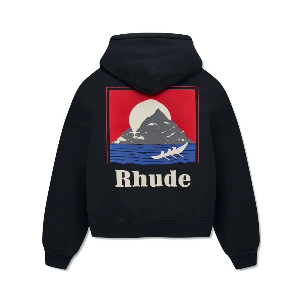 Rhude Moonlight Regatta Hoodie Vintage Black