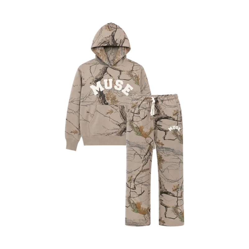 CBM Heavyweight Camo Hoodie Set Canyon