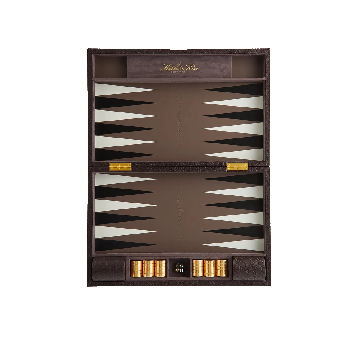 Kith Crest Monogram Backgammon Board Incognito