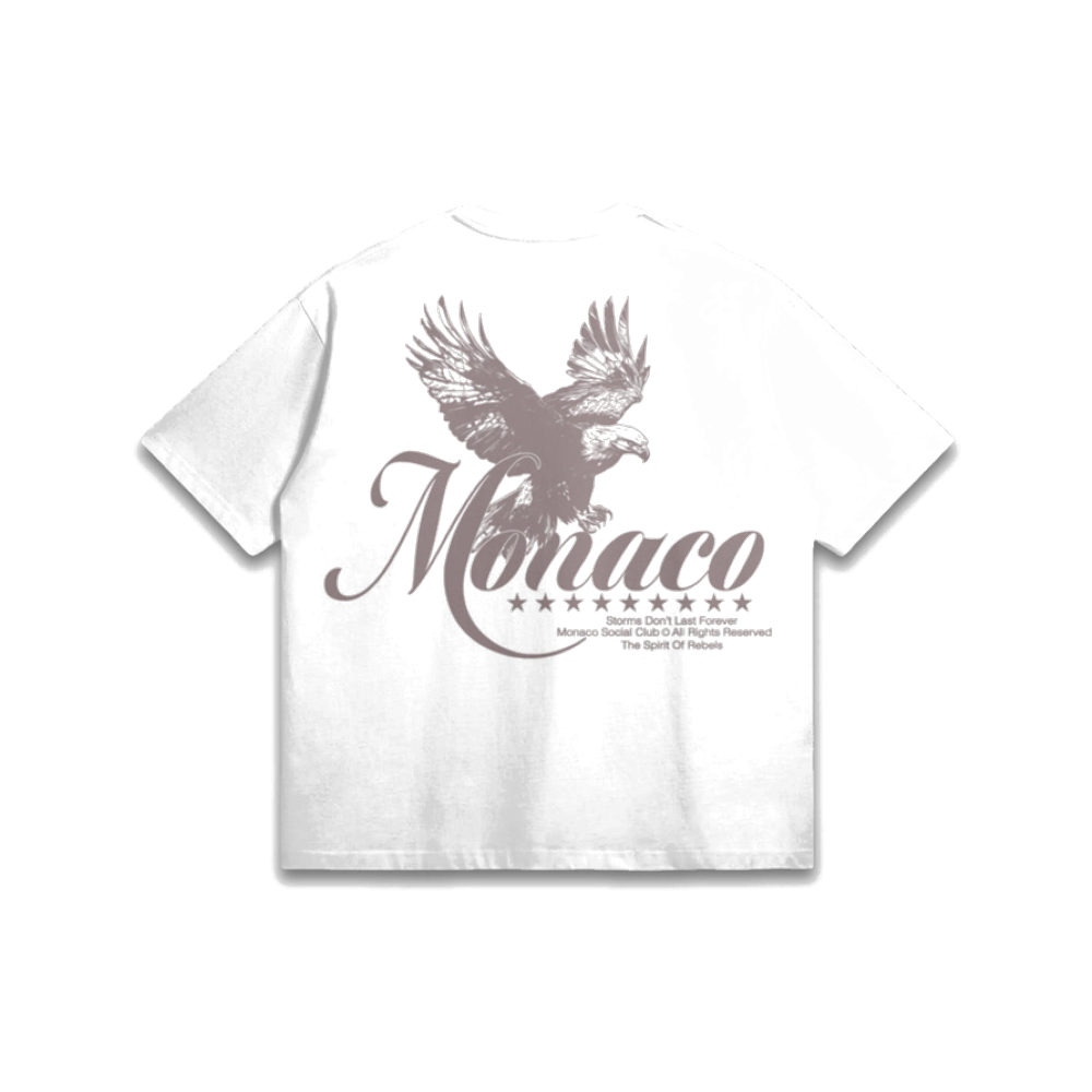 Monaco Social Club Spirit of Rebels Tee White