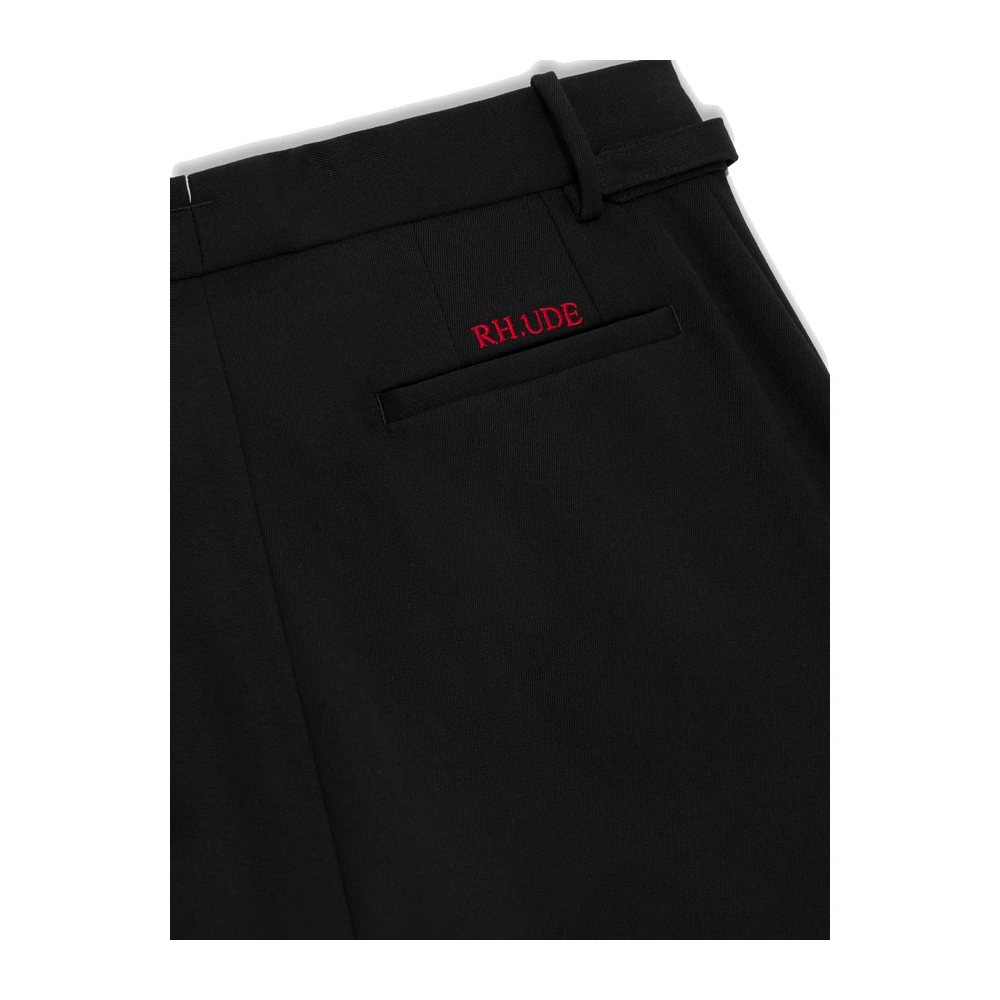 Rhude Provence Tailored Straight Leg Pants Black / Red