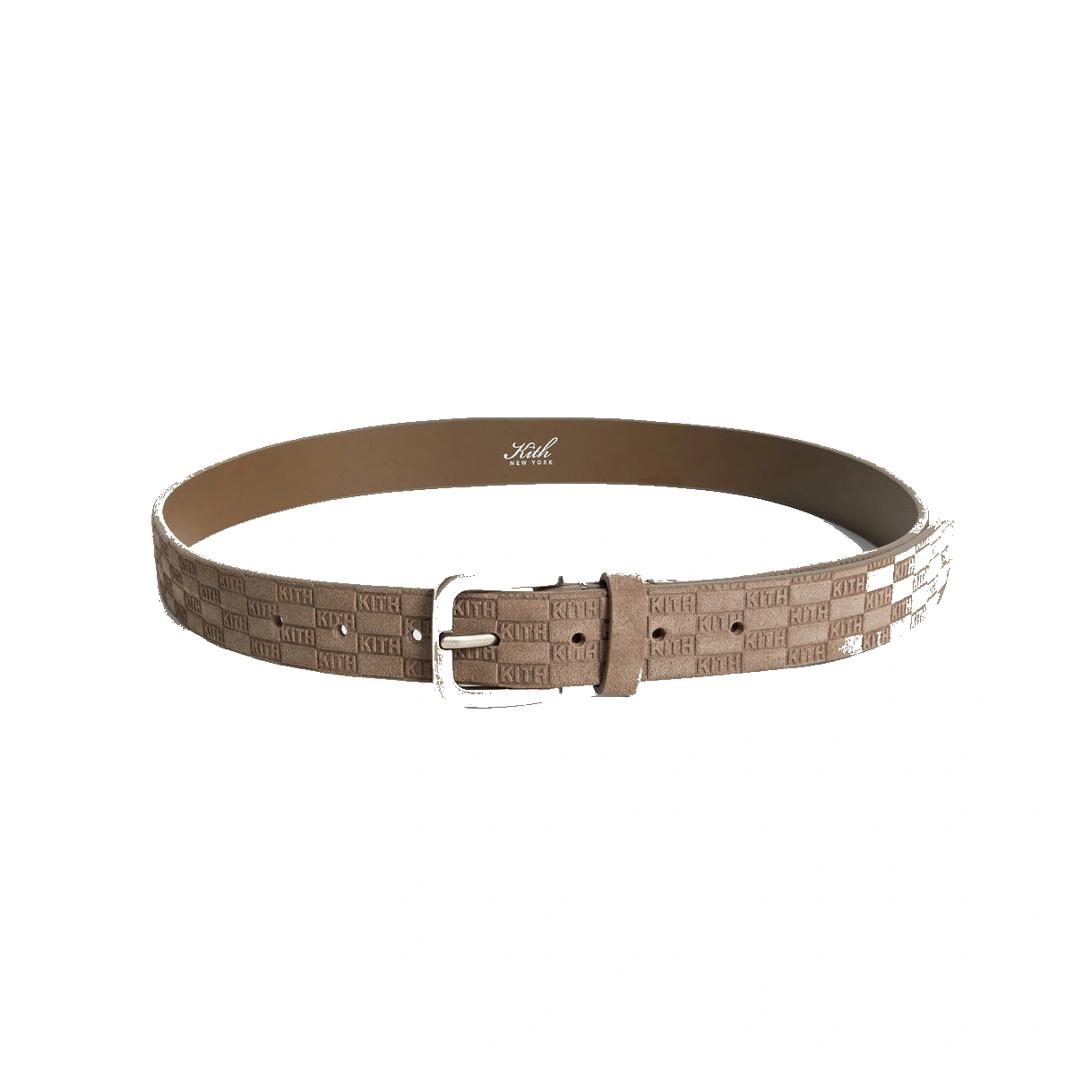 Kith Monogram Suede Belt Java