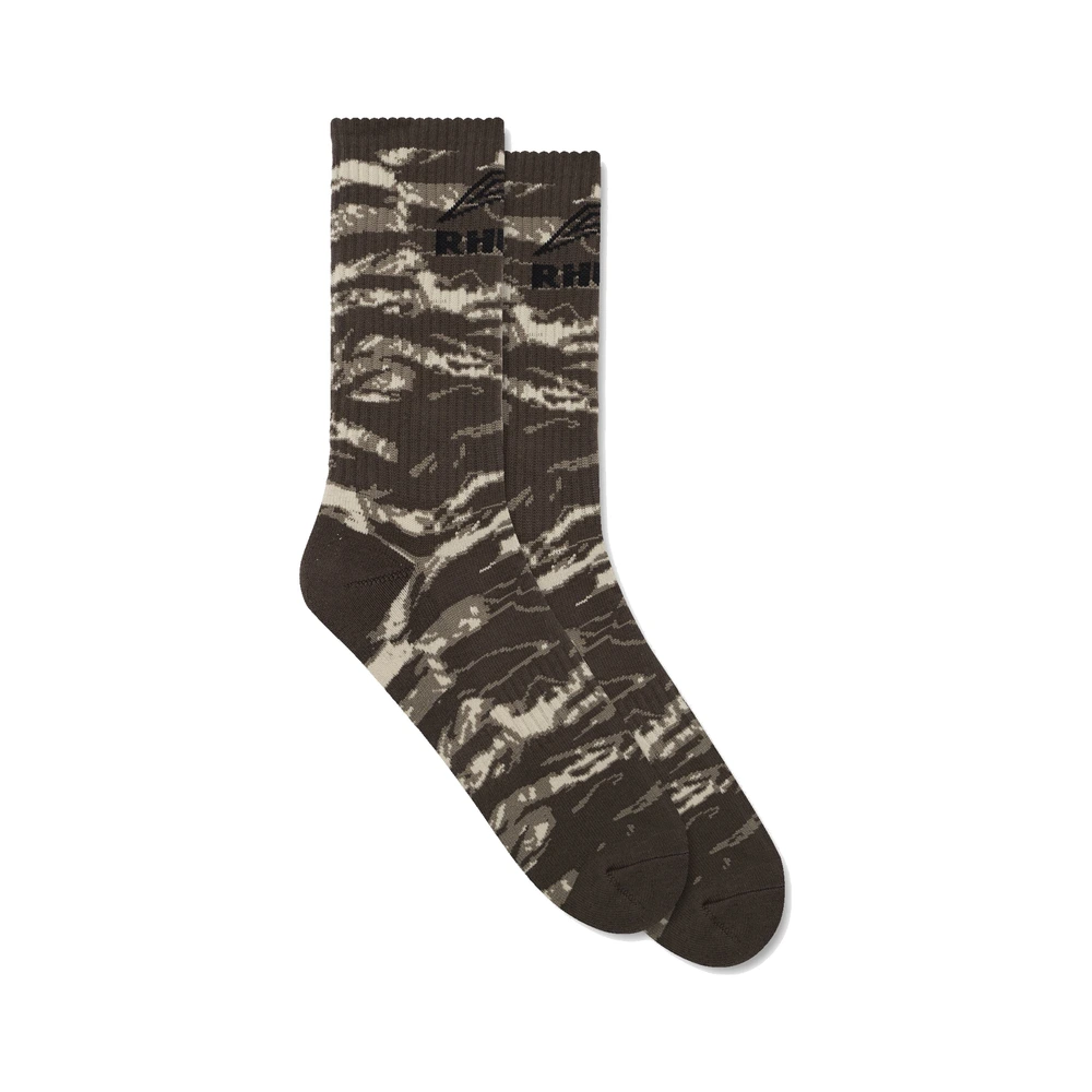 Rhude Tiger Camo Footy Sock Camo