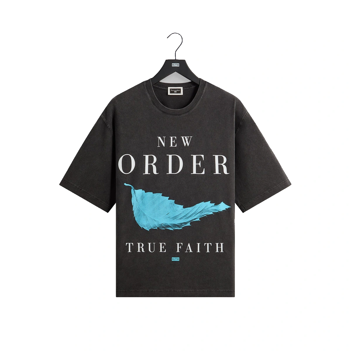 Kith Records for New Order True Faith Vintage Alex Tee Black