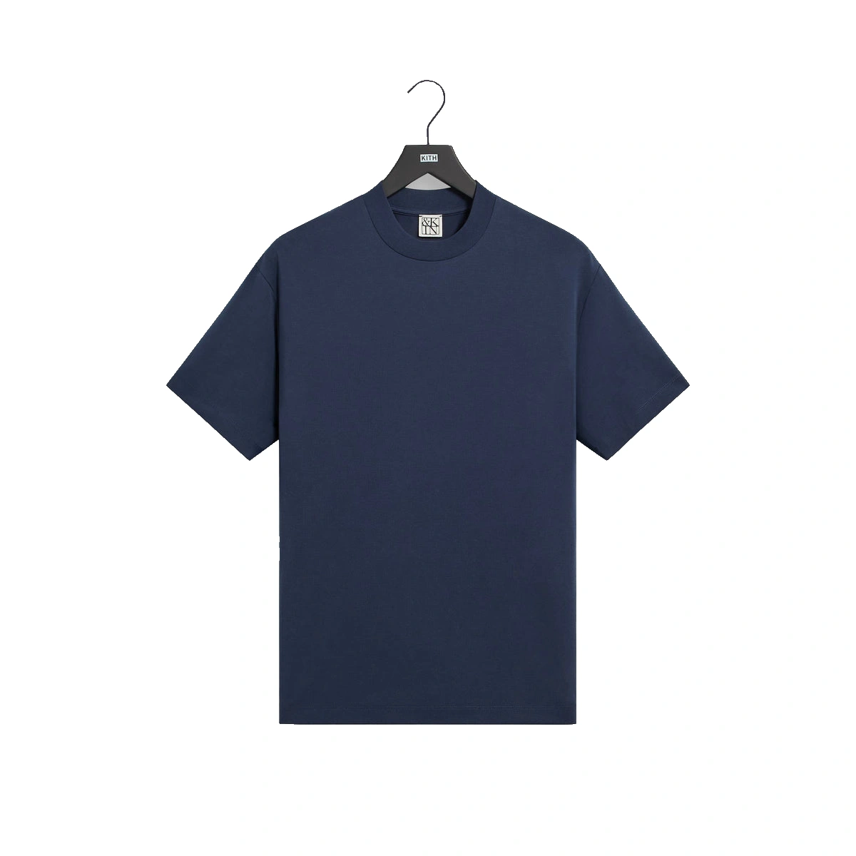 &Kin Mock Neck Albie Tee Nocturnal