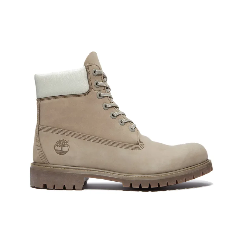 Timberland Premium 6-Inch Waterproof Boot Grey Nubuck/Light Green