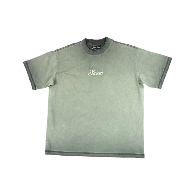 Saint Washed T-Shirt Sage Drift