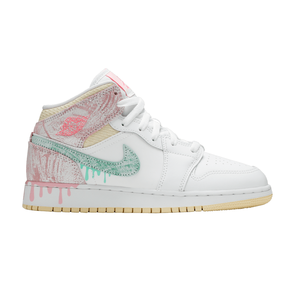 Gouttes de peinture Jordan 1 Mid (GS)