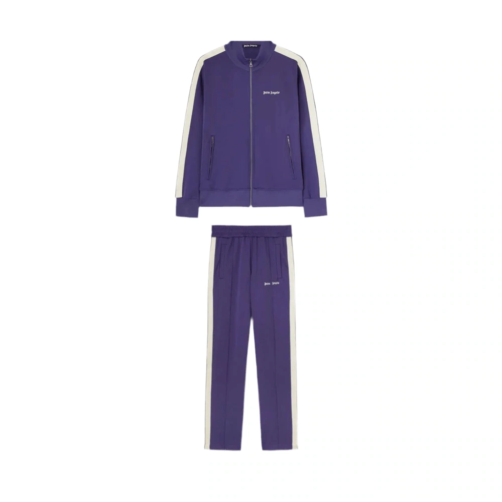 Palm Angels Classic Logo Track Jacket and Pants Navy Blue