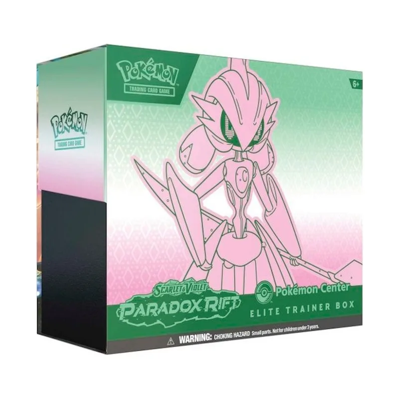 Pokémon TCG Scarlet & Violet Paradox Rift Iron Valiant Pokemon Center Elite Trainer Box