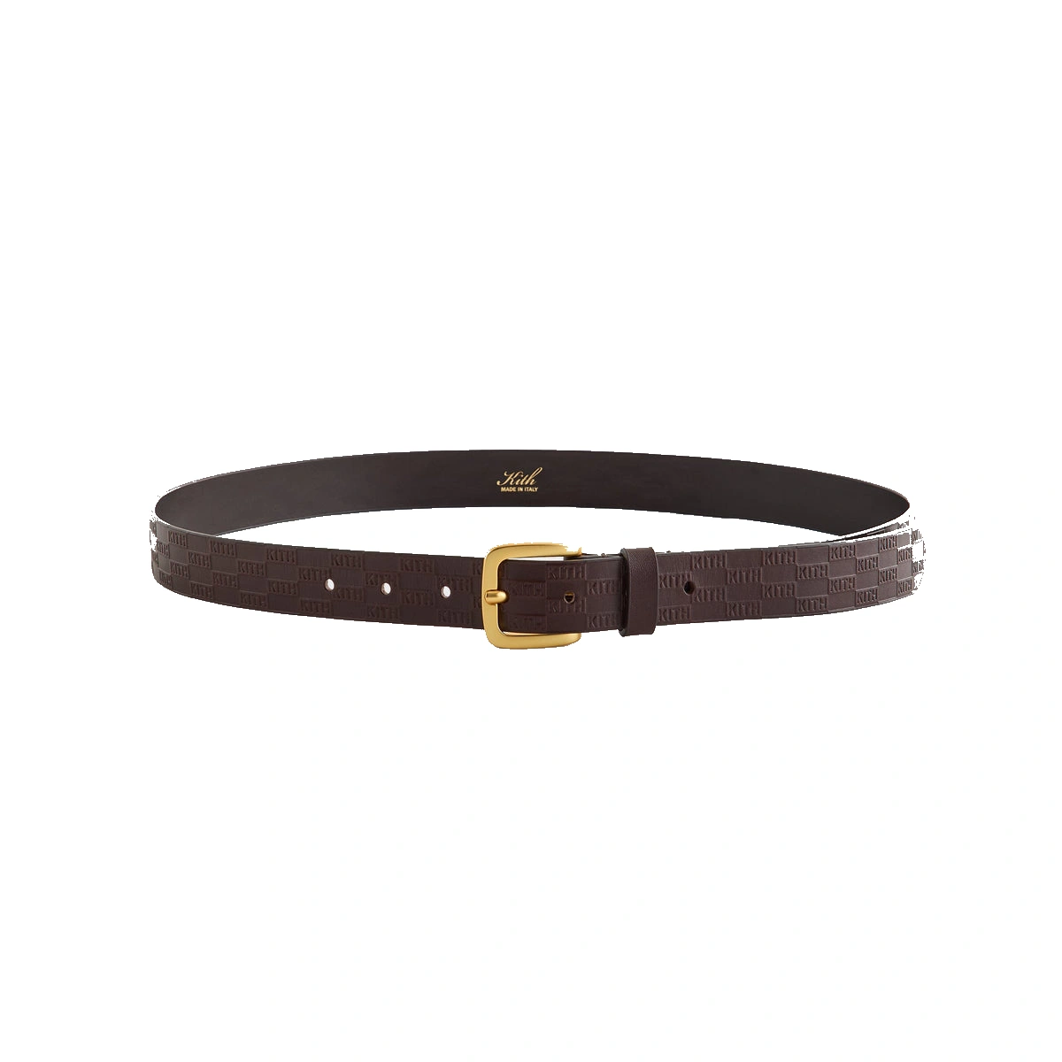 Kith Monogram Vachetta Leather Belt Incognito