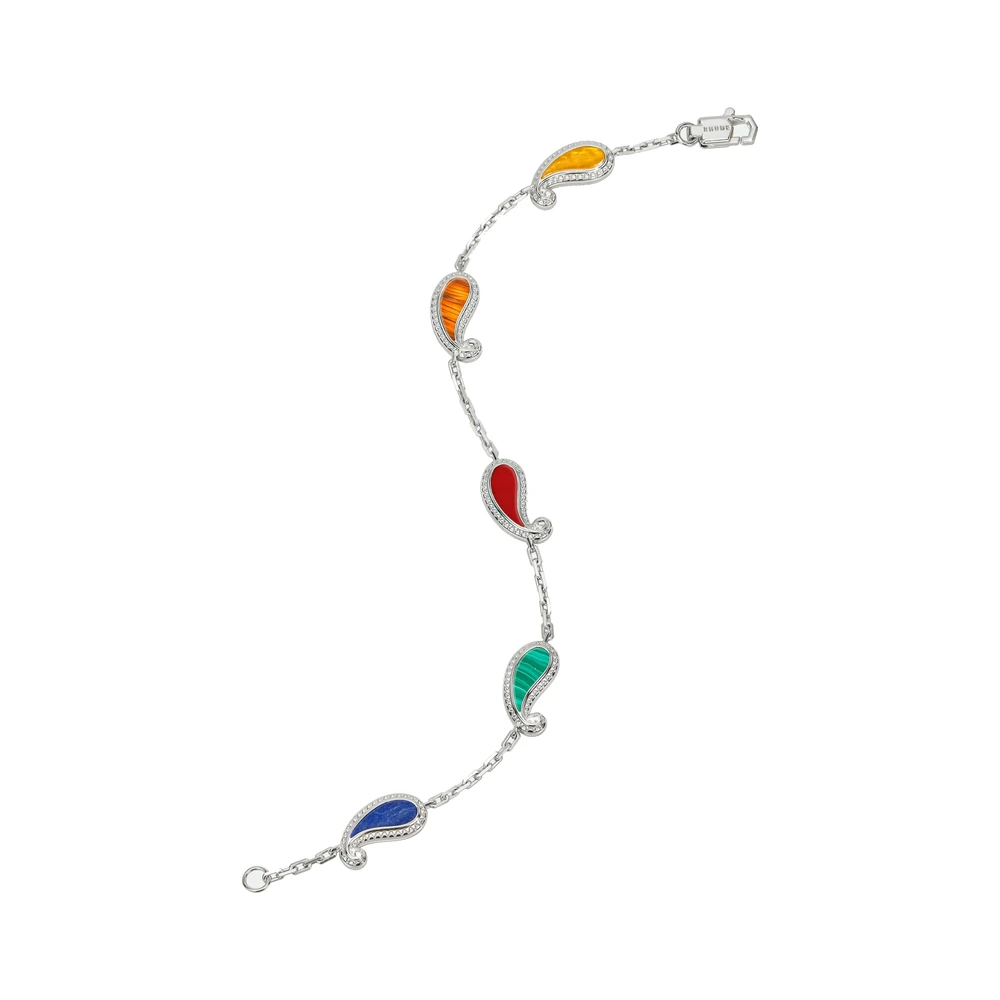 Rhude You Bracelet — Silver/Multi .925 Silver / Multi