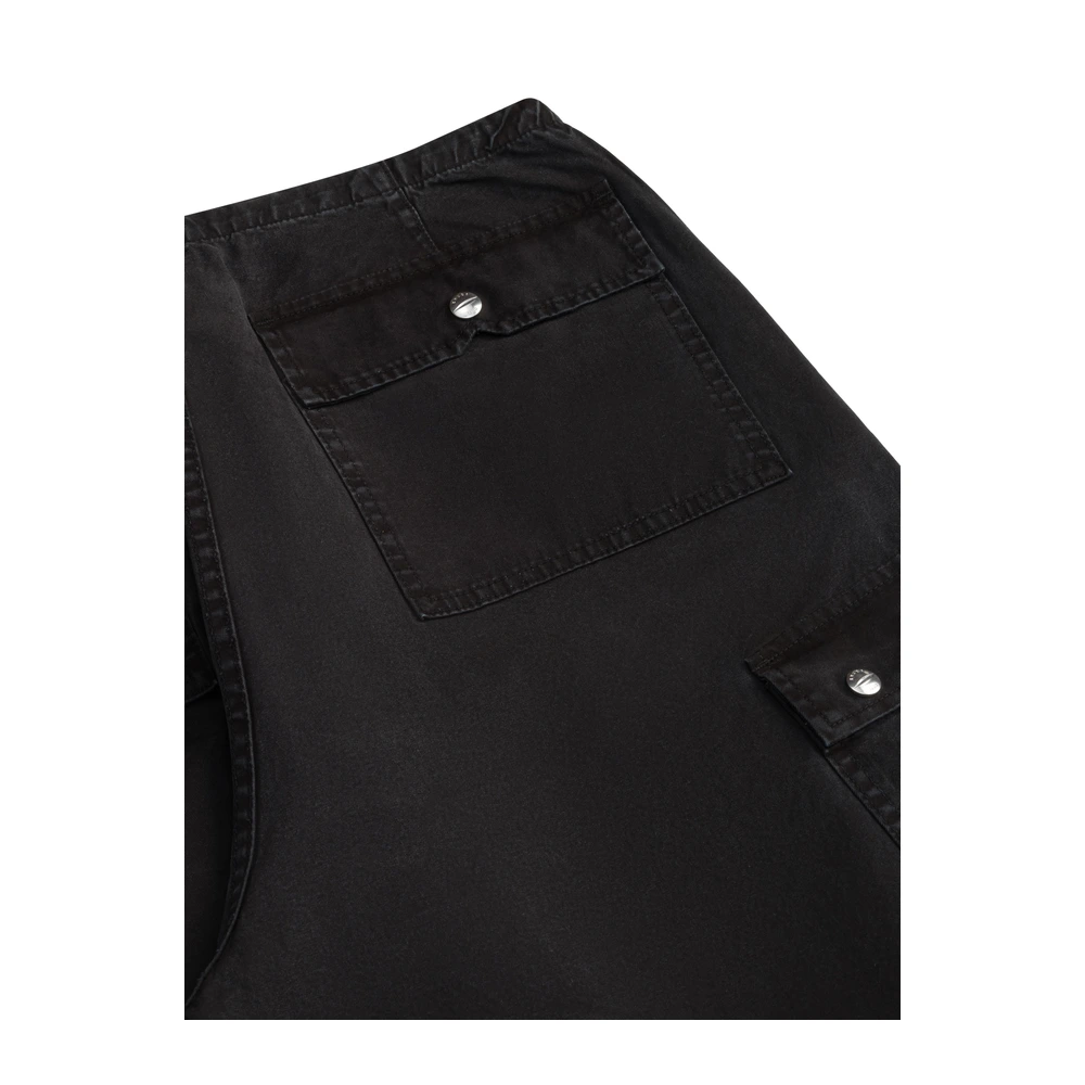Rhude Washed Parachute Pant Black