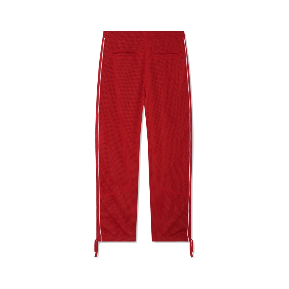 Rhude Mesh Piping Parachute Track Pant Red / White