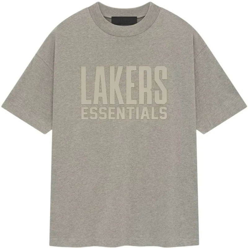 Fear of God Essentials NBA Lakers Tee Warm Heather
