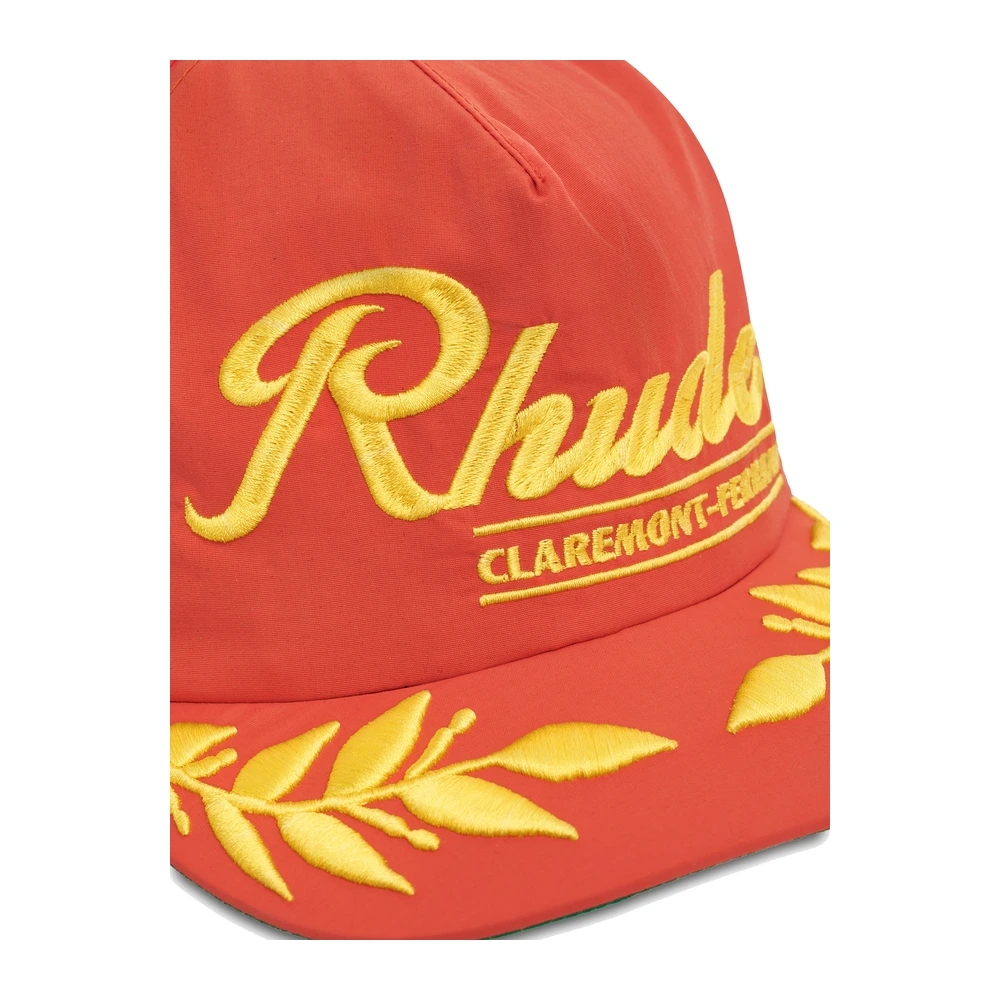 Rhude Clermont-Ferrand Souvenir Hat Bright Red / Yellow