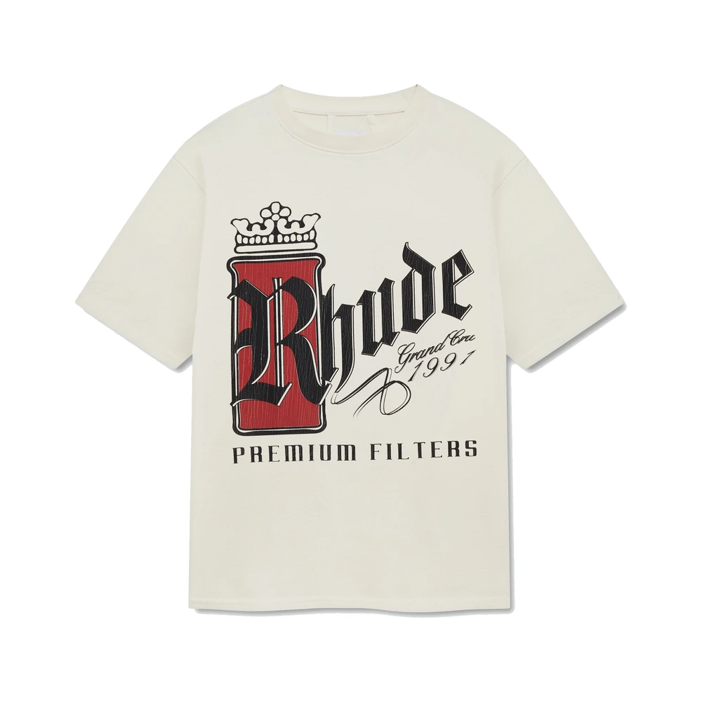 Rhude Fumar 91 Tee Vintage White