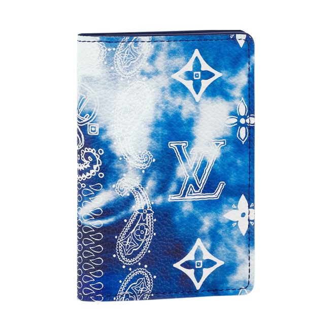 Louis Vuitton Pocket Organiser Monogram Bandana Bleached Blue