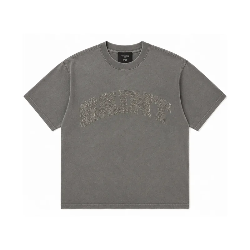 Saint Washed T-Shirt Stone Shadow