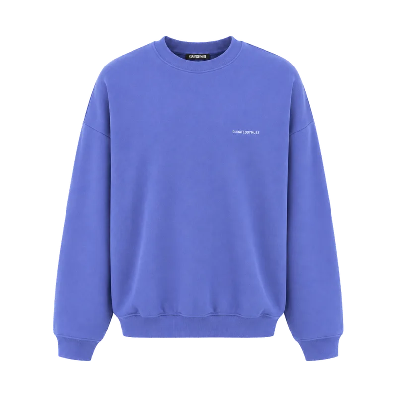 CBM French Terry Sweatshirt Blue Raspberry