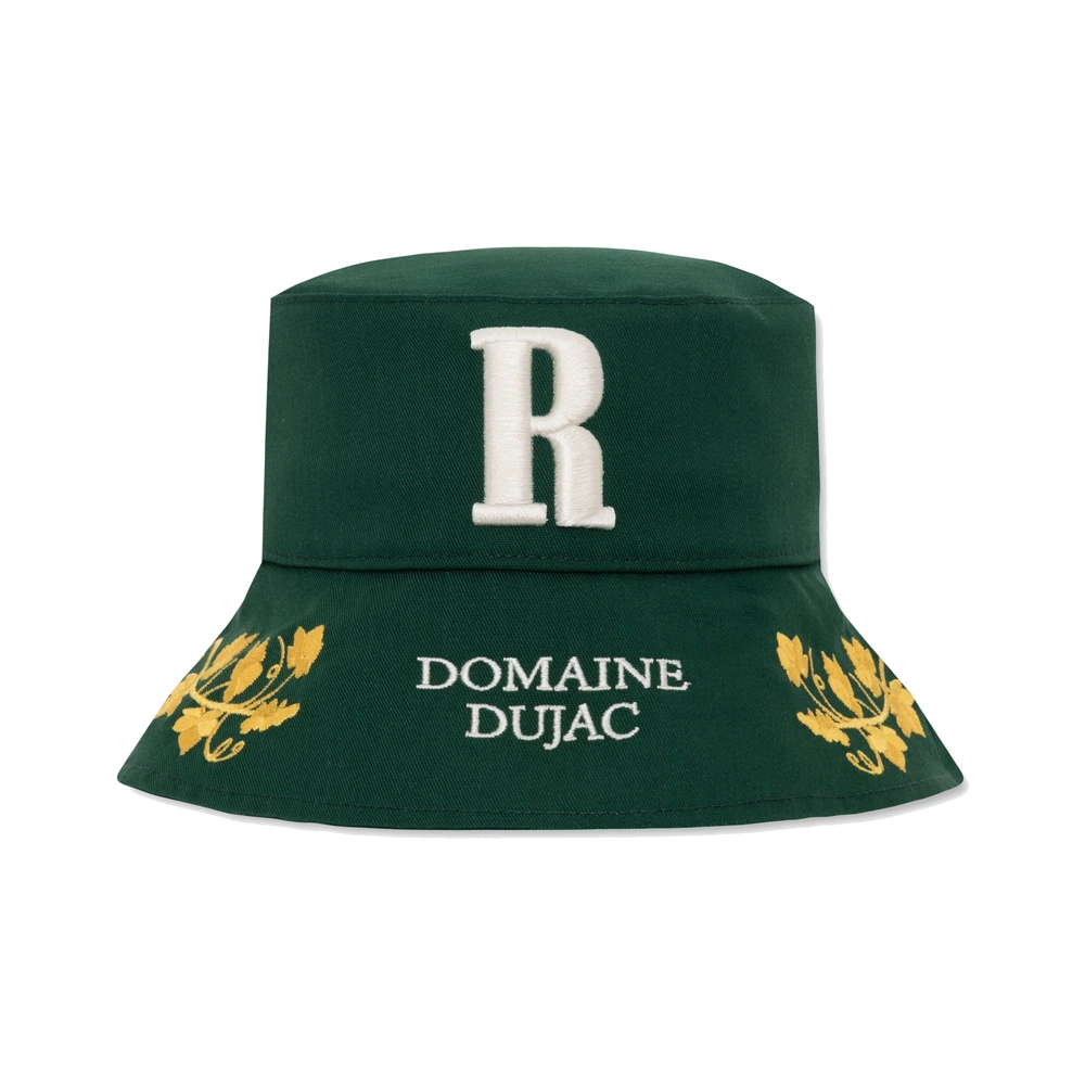 Rhude X Domaine Dujac Bucket Hat Green / White
